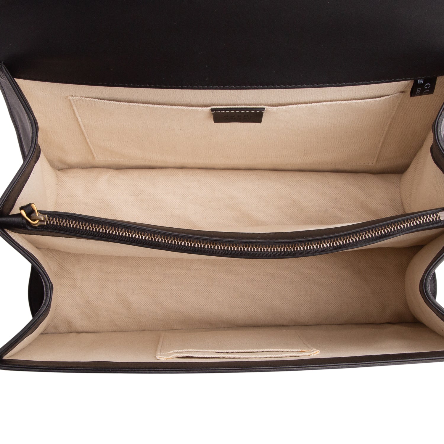 Gucci Black Calfskin Bamboo Web Large Dionysus Top Handle Bag w/ Straps