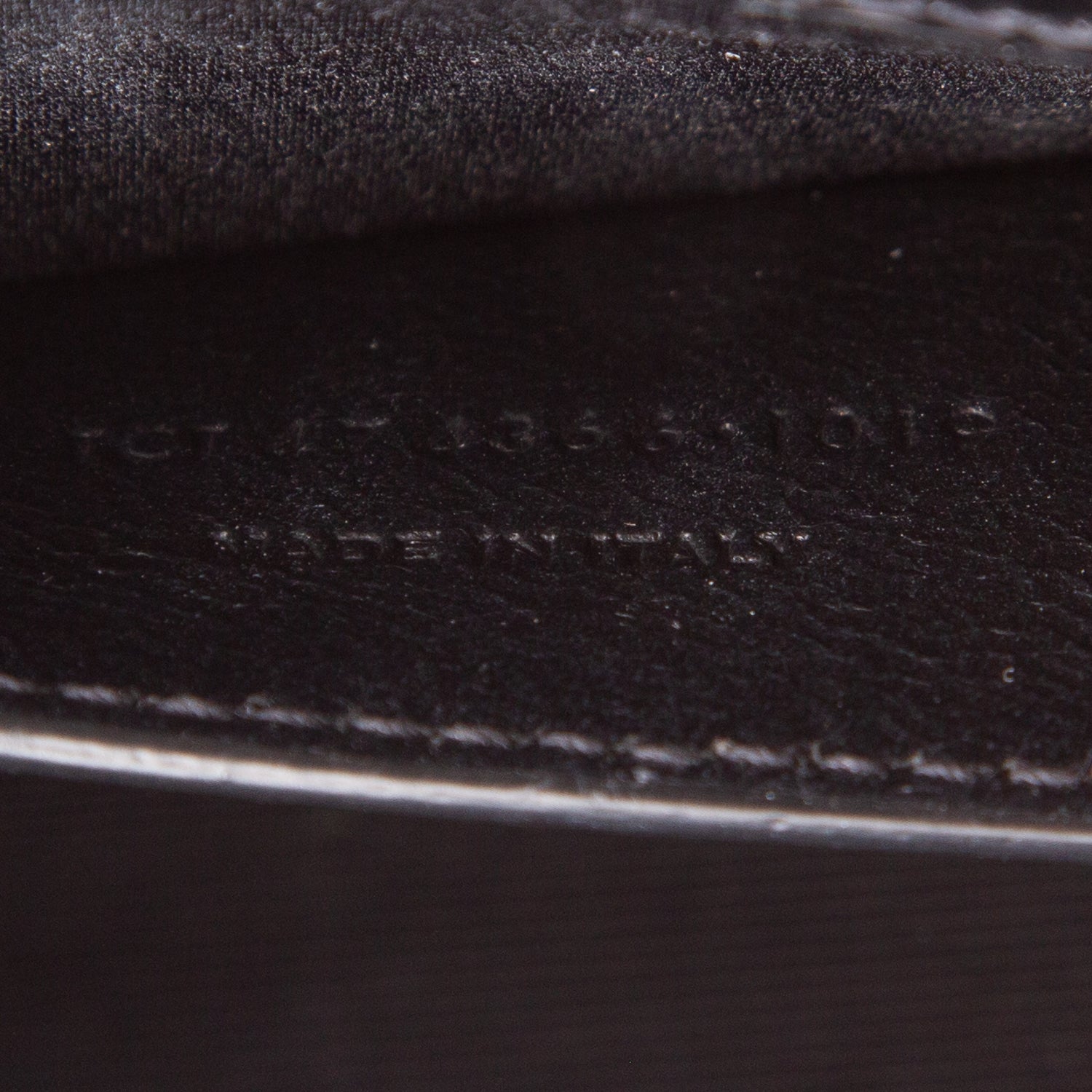 Saint Laurent Black Croc-Embossed Leather Small Classic Monogram Kate Tassel Chain Bag w/ Box & Receipt