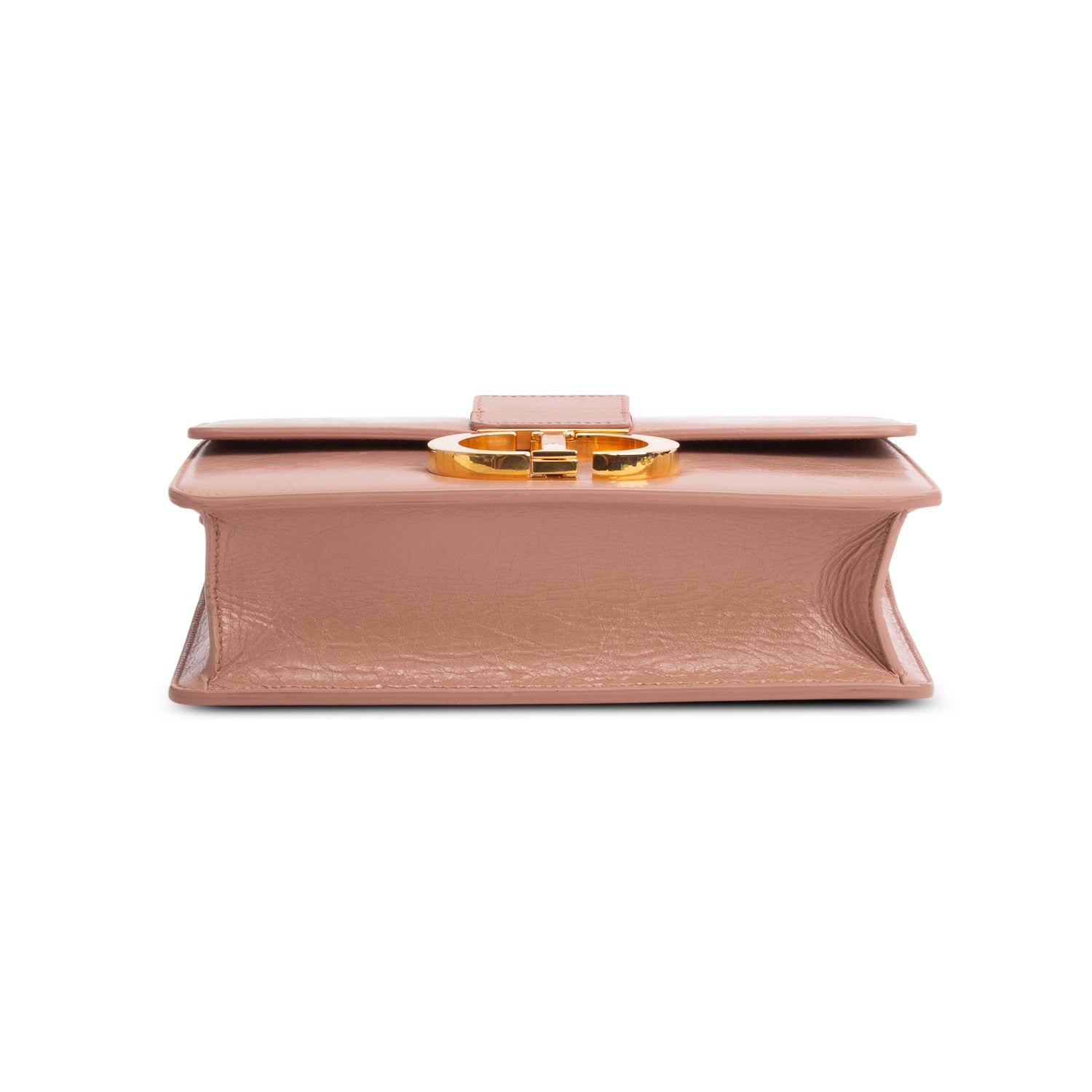 Christian Dior Pink Shiny Crinkled Lambskin Leather 30 Montaigne Bag w/ Authenticity Card