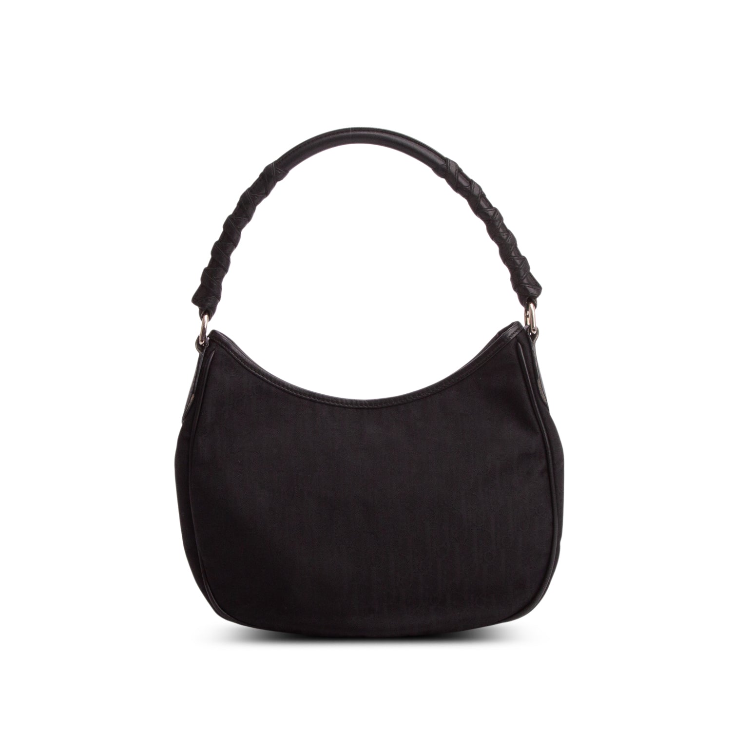 Christian Dior Black Diorissimo Nylon Lovely Hobo