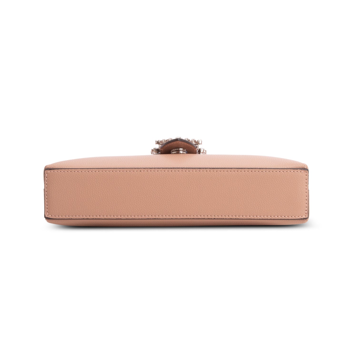 Jimmy Choo Pink Calfskin Crystal Small Cheri Shoulder Bag