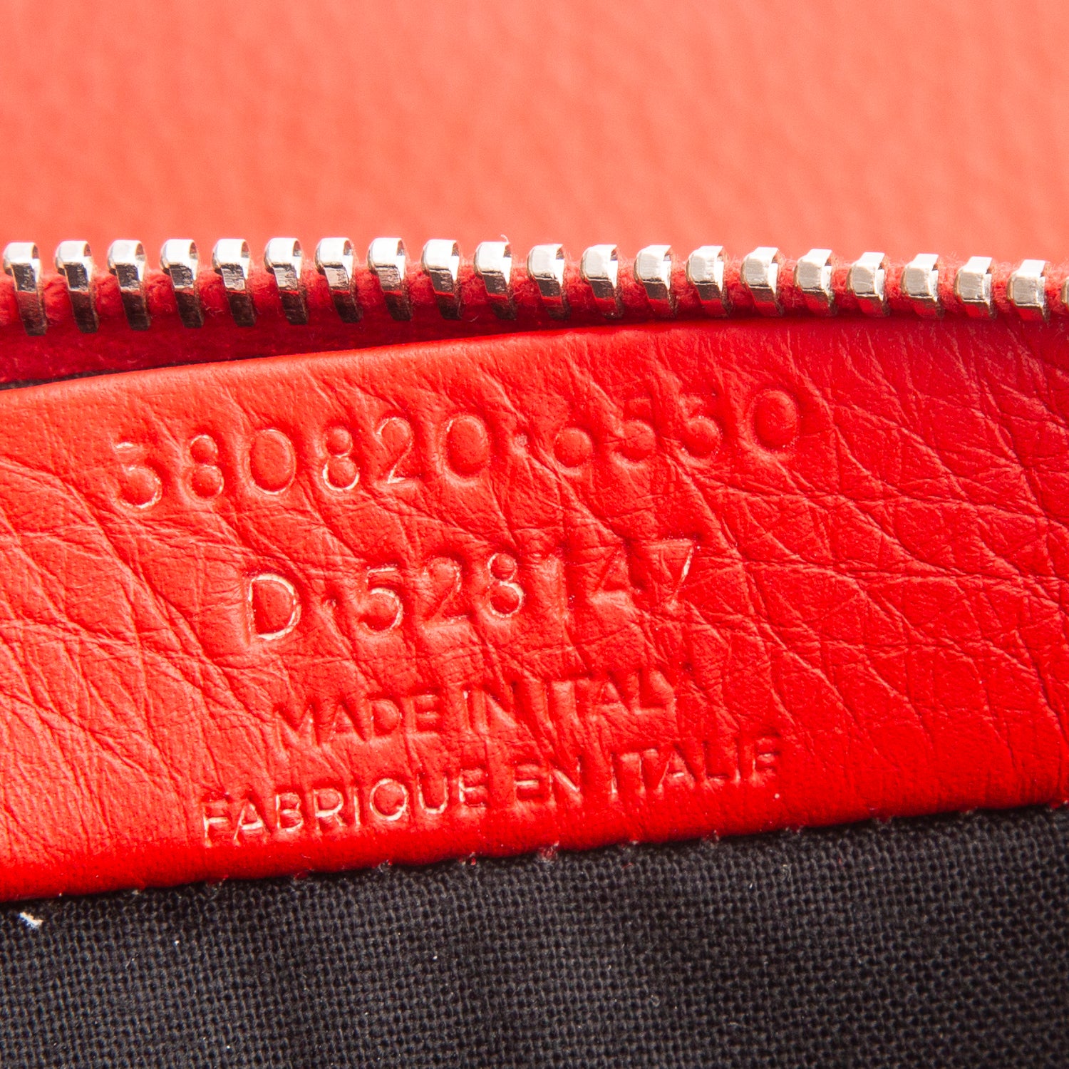 Balenciaga Red Agneau City Clip Clutch