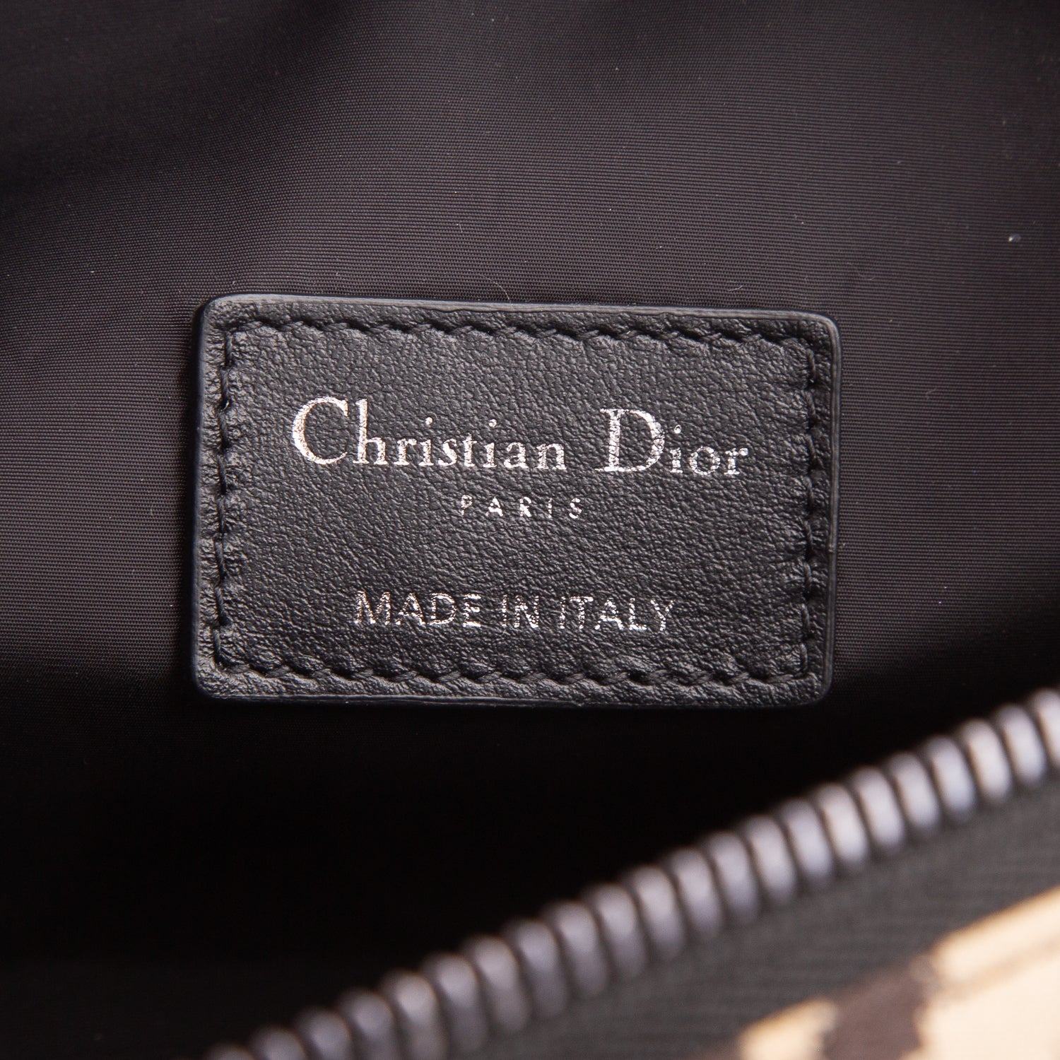Christian Dior 2020 Leopard Canvas DiorTravel Nomad Pouch w/ Authenticity Card