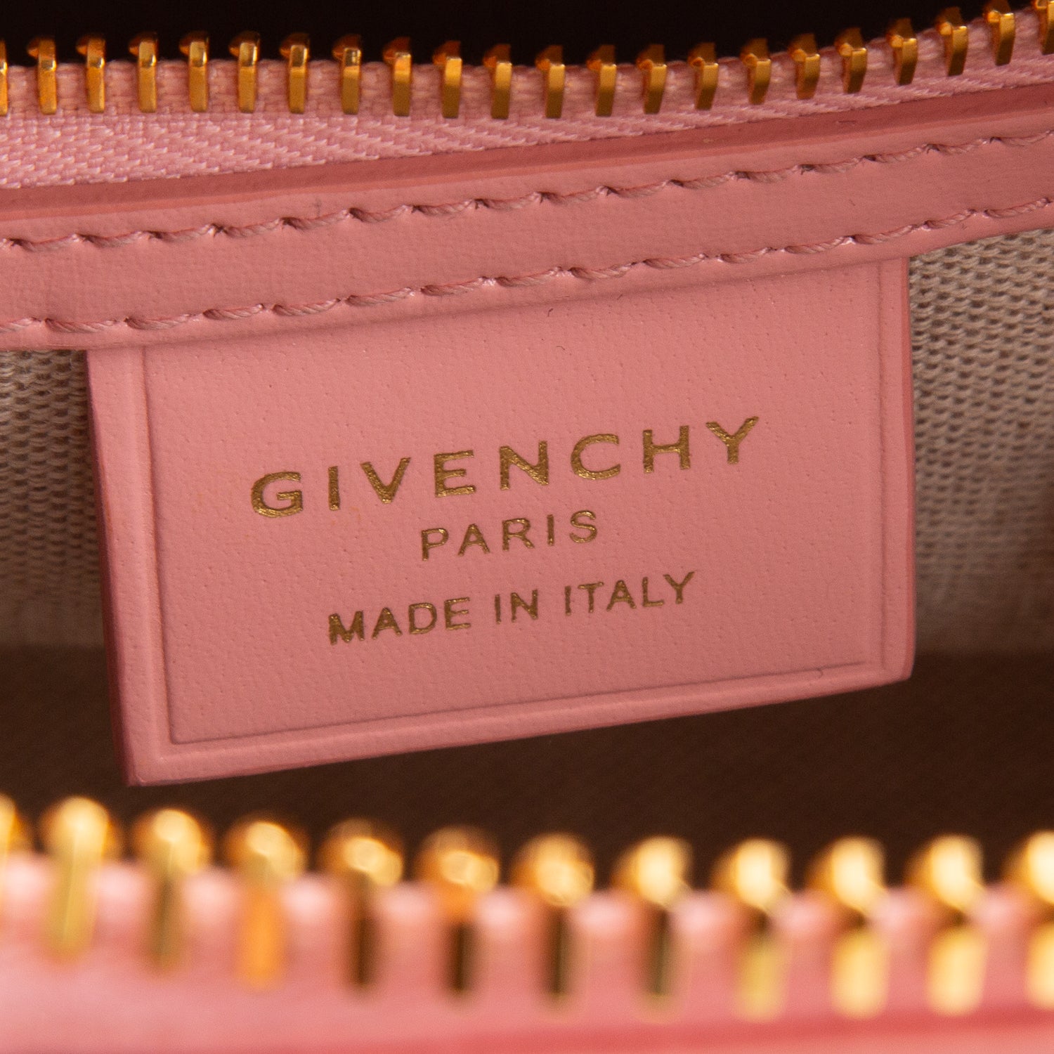 Givenchy 2025 Pink Shiny Lord Calfskin Leather Mini Antigona Bag w/ Strap