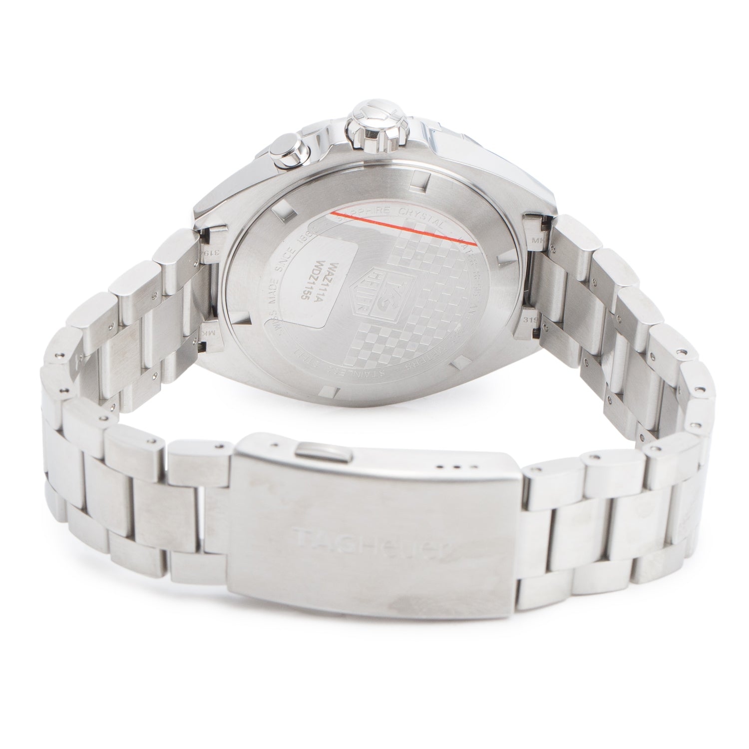 Tag Heuer Stainless Steel Formula 1 Date 41 MM Quartz Watch Black Dial WAZ111A w/ Box & Papers