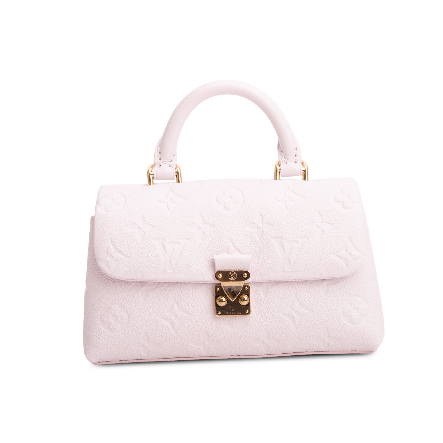 Louis Vuitton Pink Monogram Empreinte Leather Nano Madeleine w/ Box & Strap