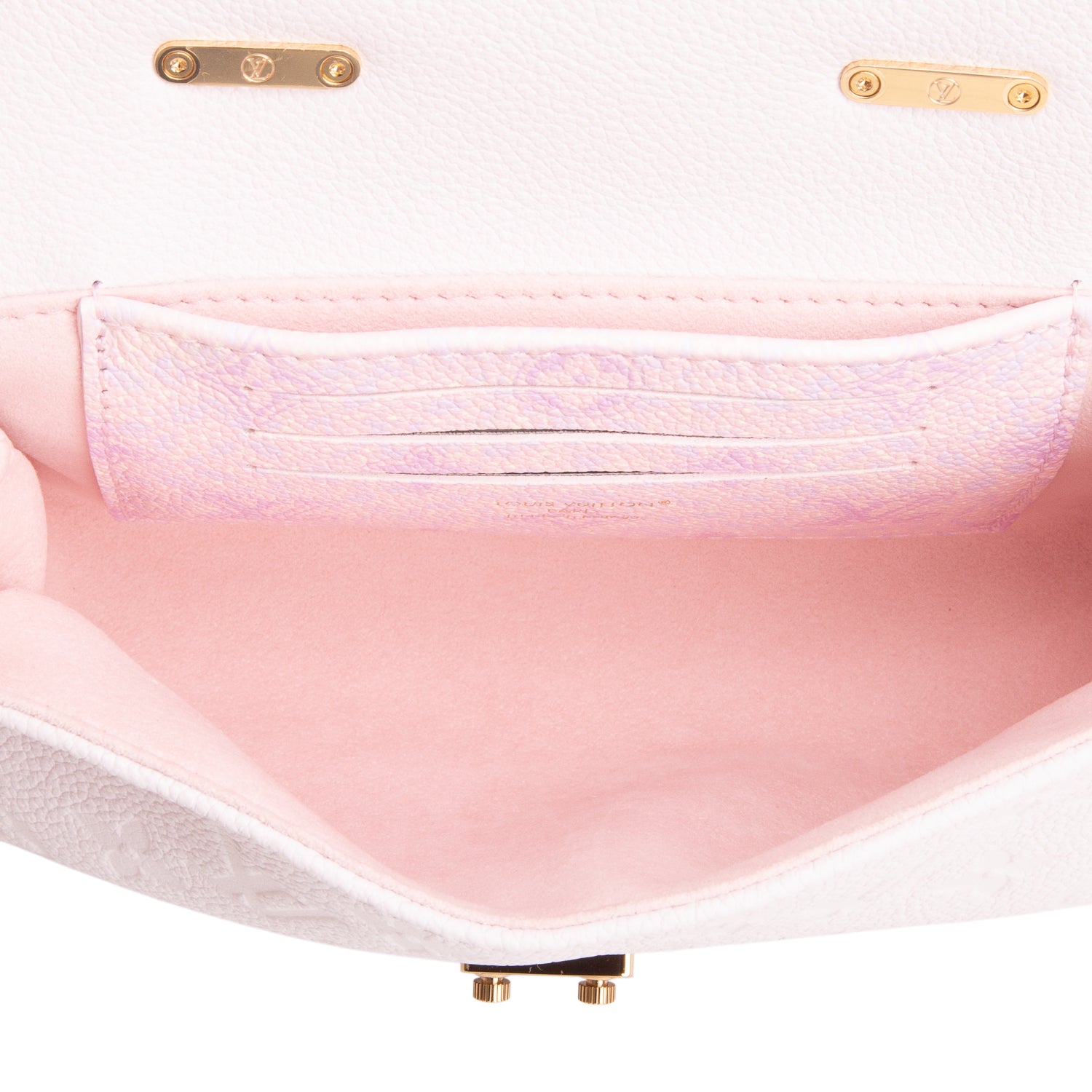 Louis Vuitton Pink Monogram Empreinte Leather Nano Madeleine w/ Box & Strap