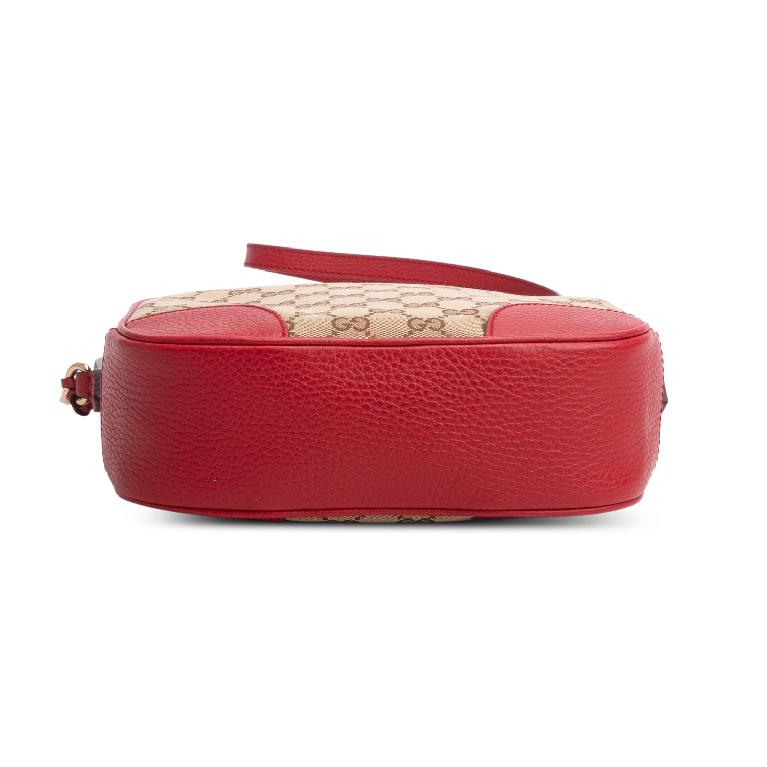 Gucci Red Monogram Mini Bree Camera Bag