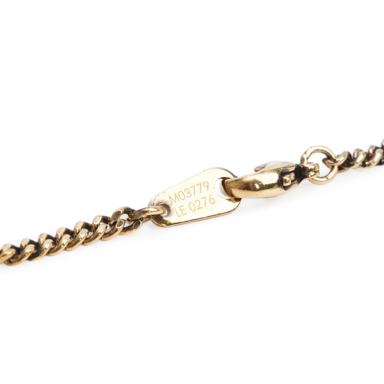 Louis Vuitton 2026 Gold Plated Monogram Row Pendant Necklace w/ Receipt
