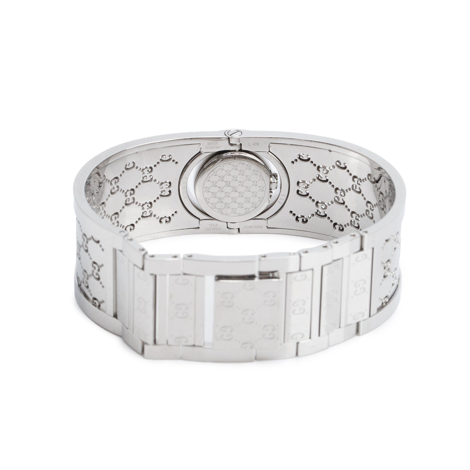 Gucci Stainless Steel Diamond Bezel Twirl Quartz Watch w/ Box & Papers