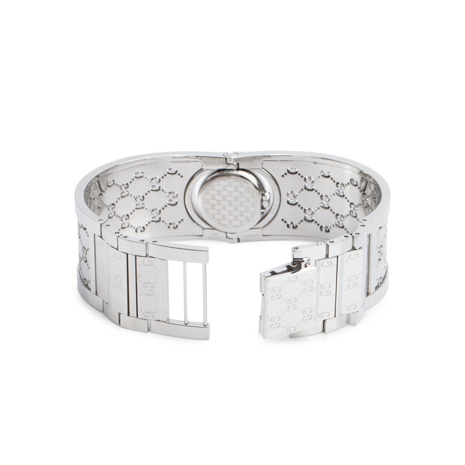 Gucci Stainless Steel Diamond Bezel Twirl Quartz Watch w/ Box & Papers