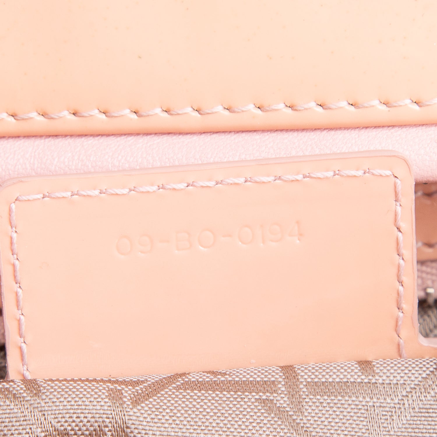 Christian Dior Pink Cannage Patent Leather Large Lady Dior w/ Box & Strap