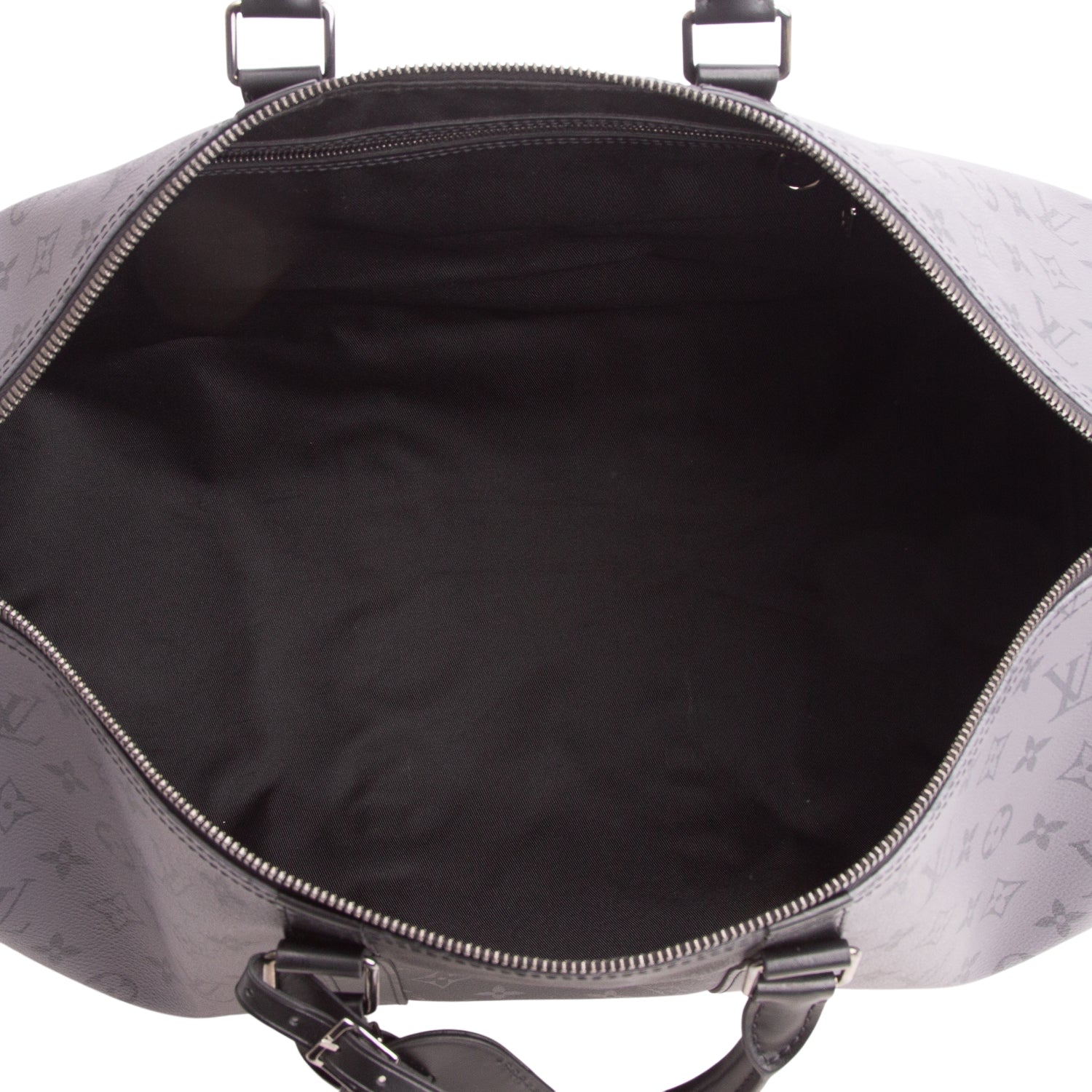 Louis Vuitton Monogram Eclipse Reverse Keepall Bandouliere 50 w/ Strap