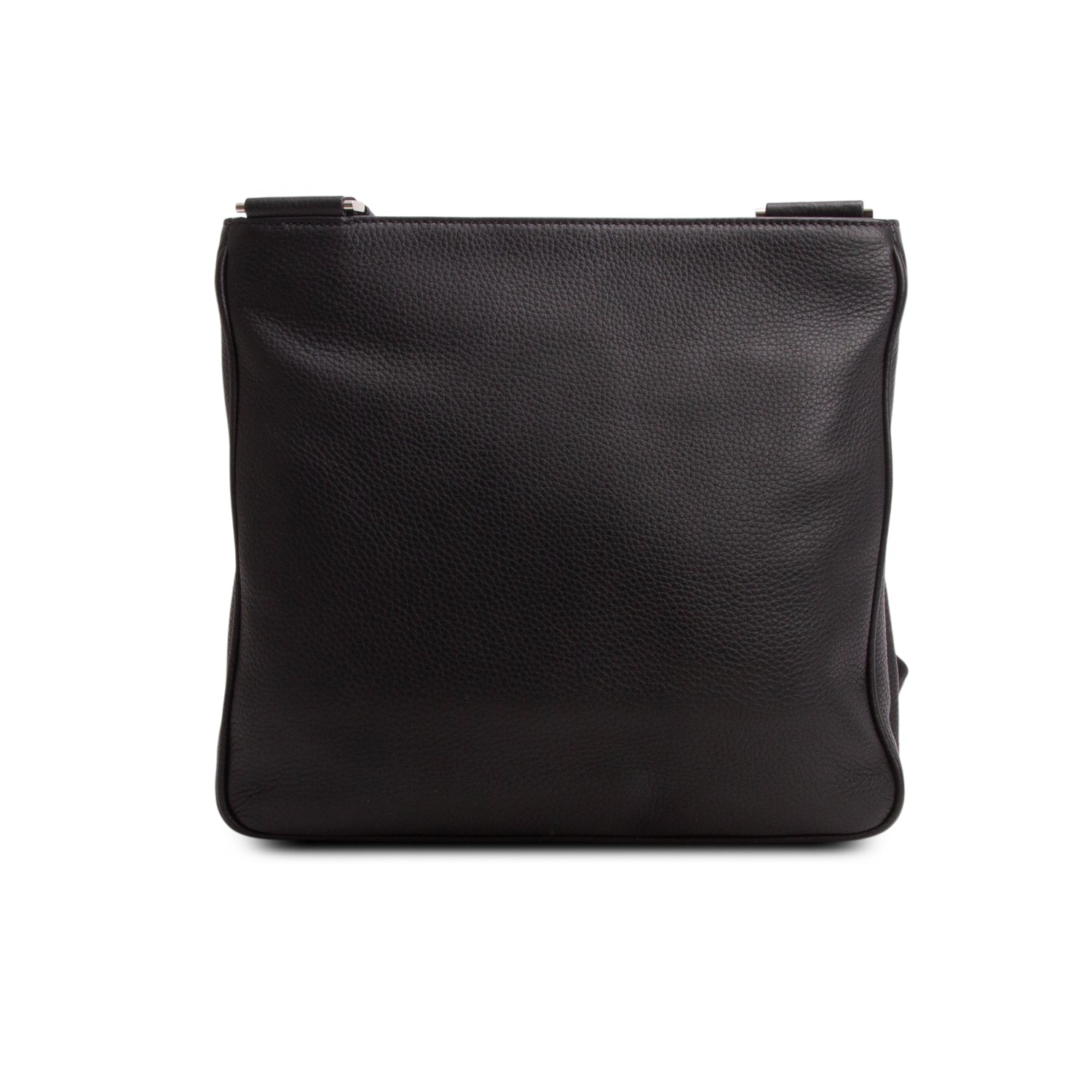 Prada Black Vitello City Messenger Bag w/ Authenticity Card