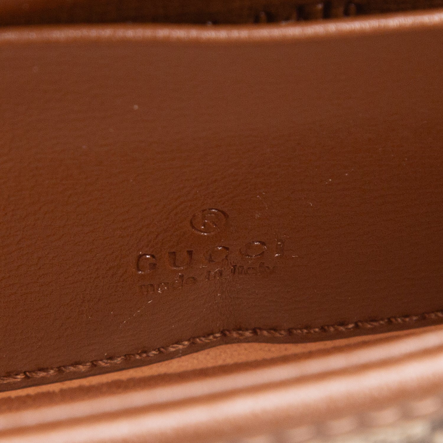 Gucci GG Supreme Monogram Azalea Calfskin Web Horsebit 1955 Wallet w/ Straps
