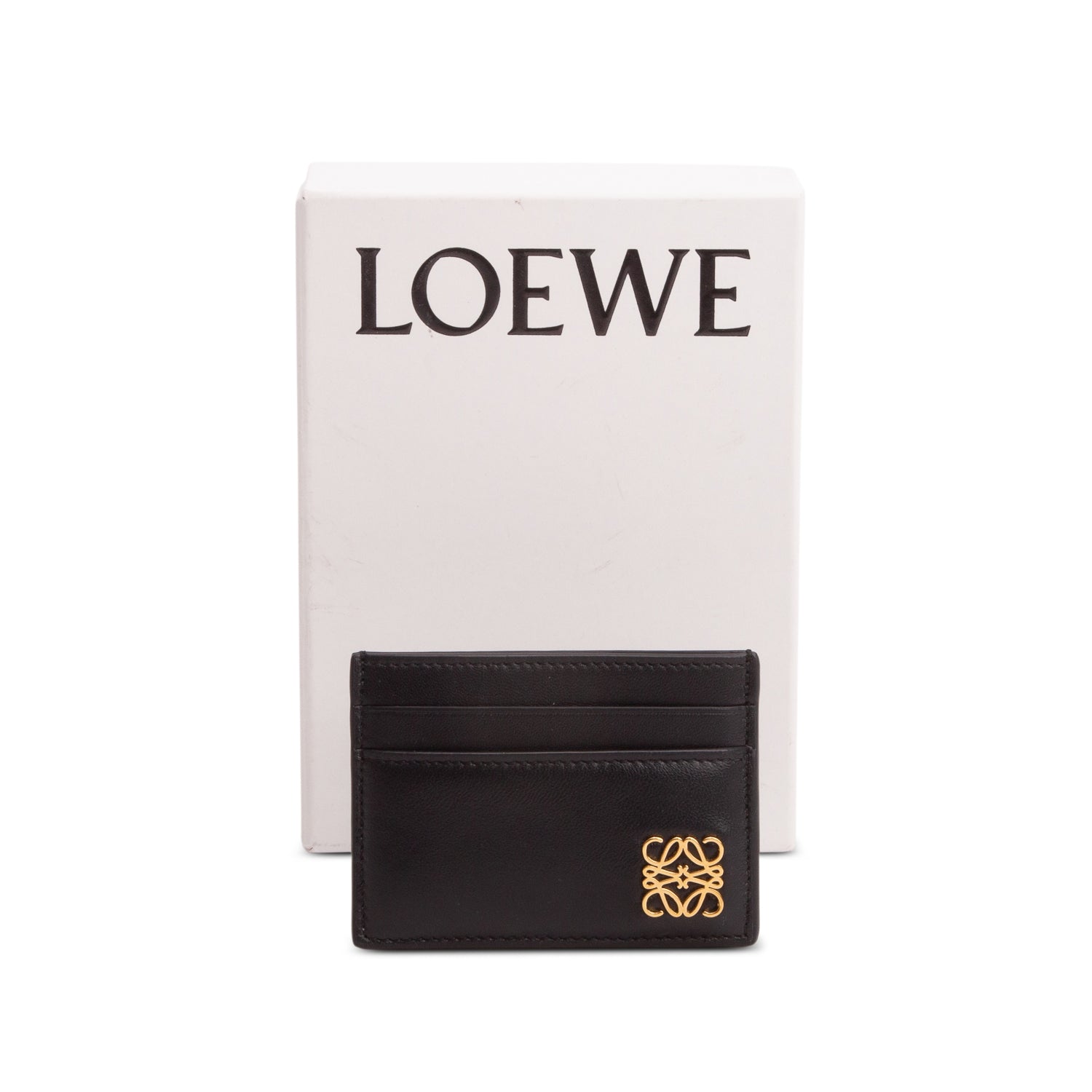 Loewe Black Smooth Calfskin Card Holder w/ Box