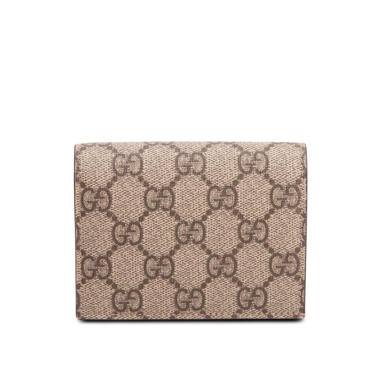 Gucci Beige GG Supreme Bi-Fold Wallet