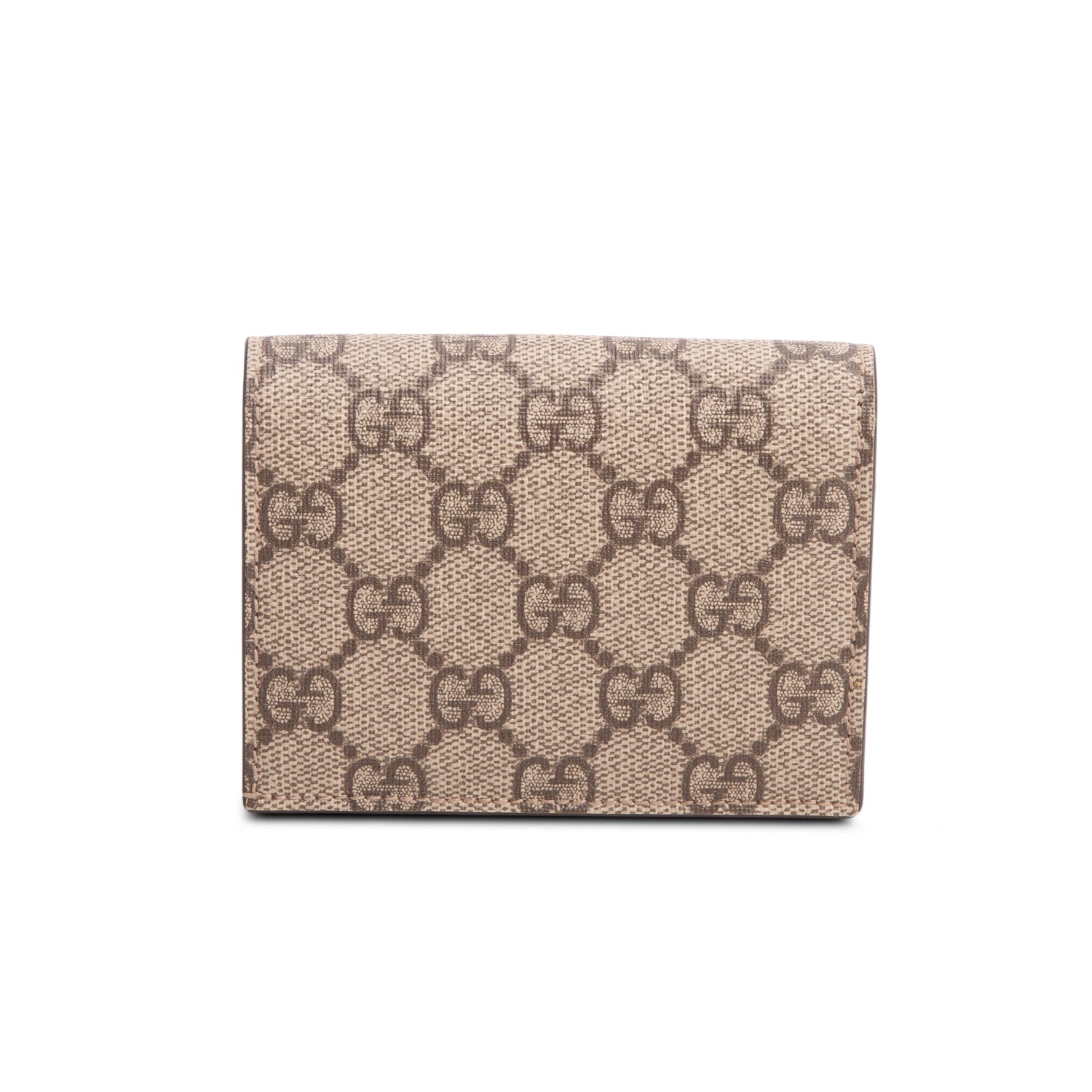 Gucci Beige GG Supreme Bi-Fold Wallet