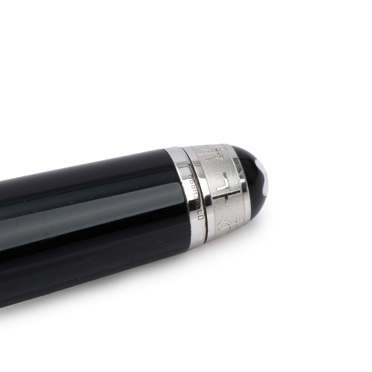 Montblanc Platinum Coated Meisterstuck Classique Black Resin Ballpoint Pen