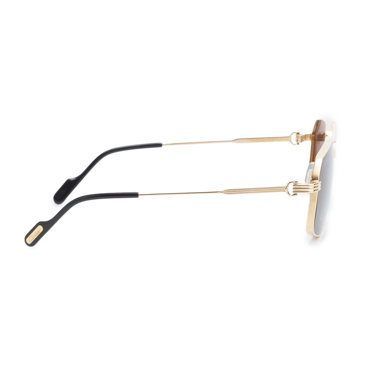 Cartier CT0270S Gold-Tone Metal Premiere de Cartier Aviator Sunglasses w/ Case