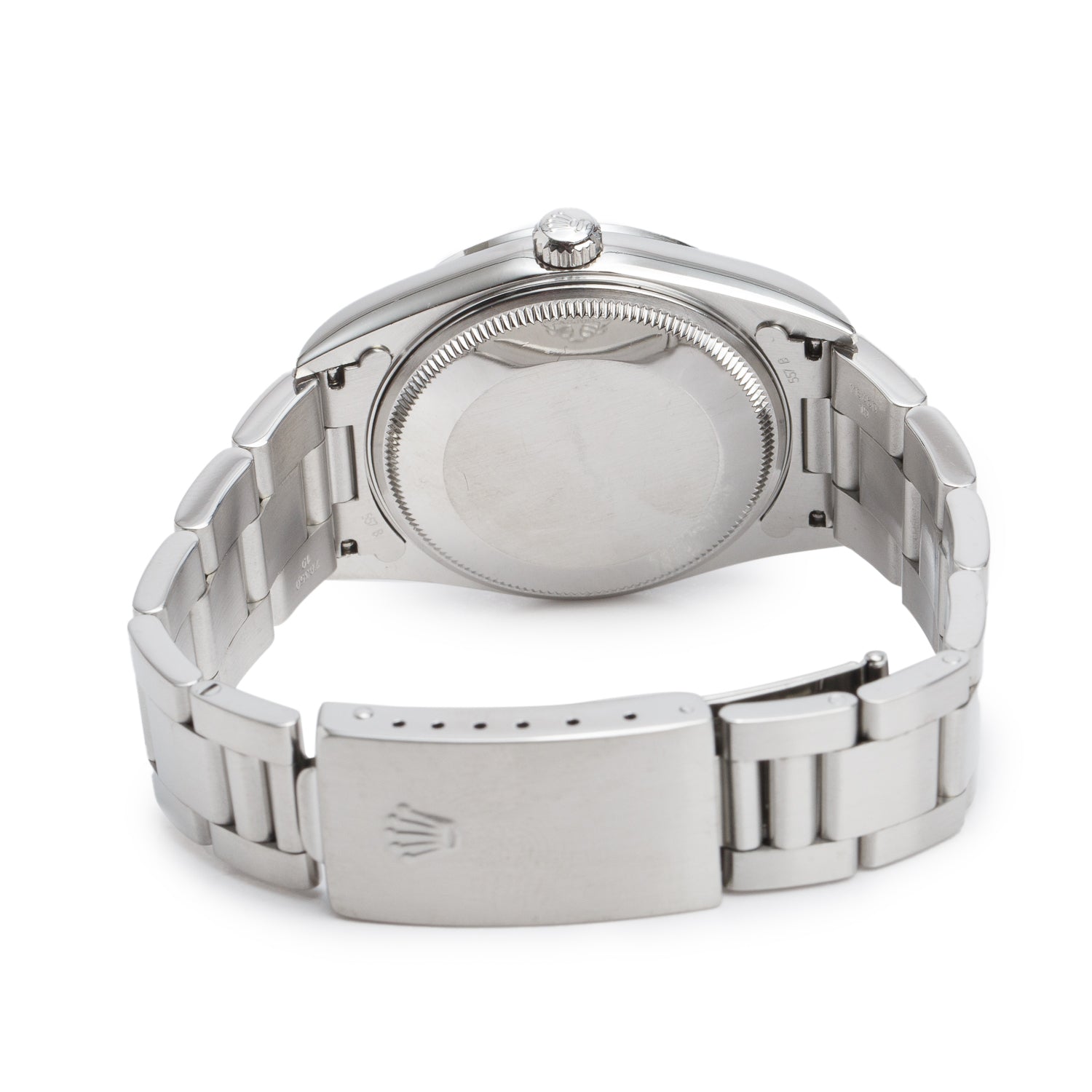 Rolex Stainless Steel Oyster Perpetual Air King 34 MM Watch White Dial 14000M