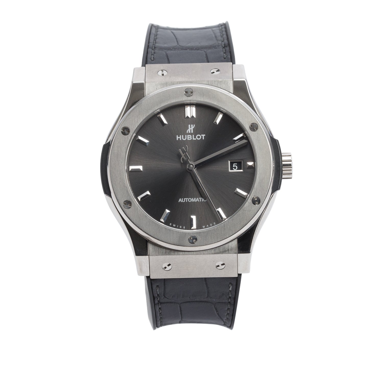 Hublot 2025 Titanium Classic Fusion Racing Grey 42 MM Automatic Watch Grey Dial w/ Box & Papers