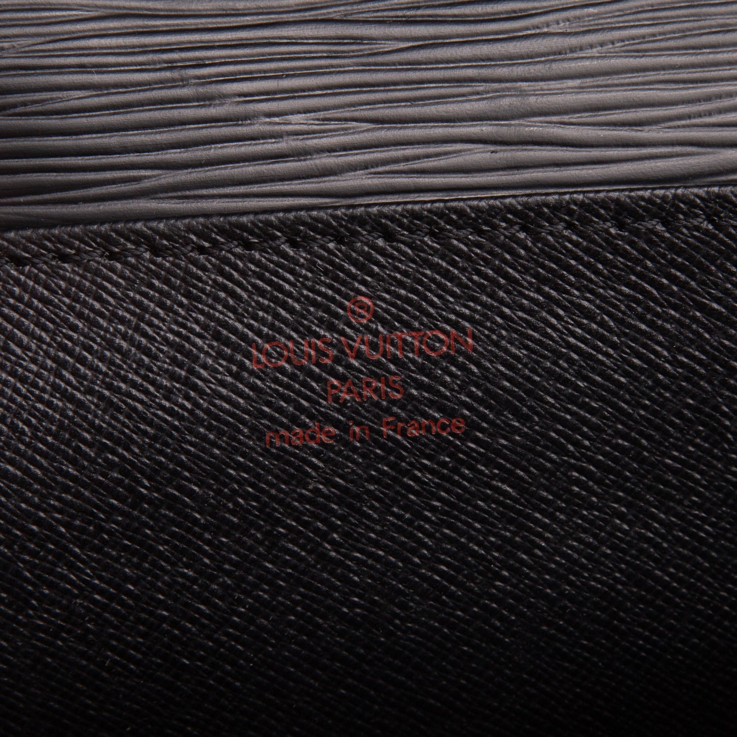 Louis Vuitton Black Epi Leather Serviette Ambassadeur Briefcase