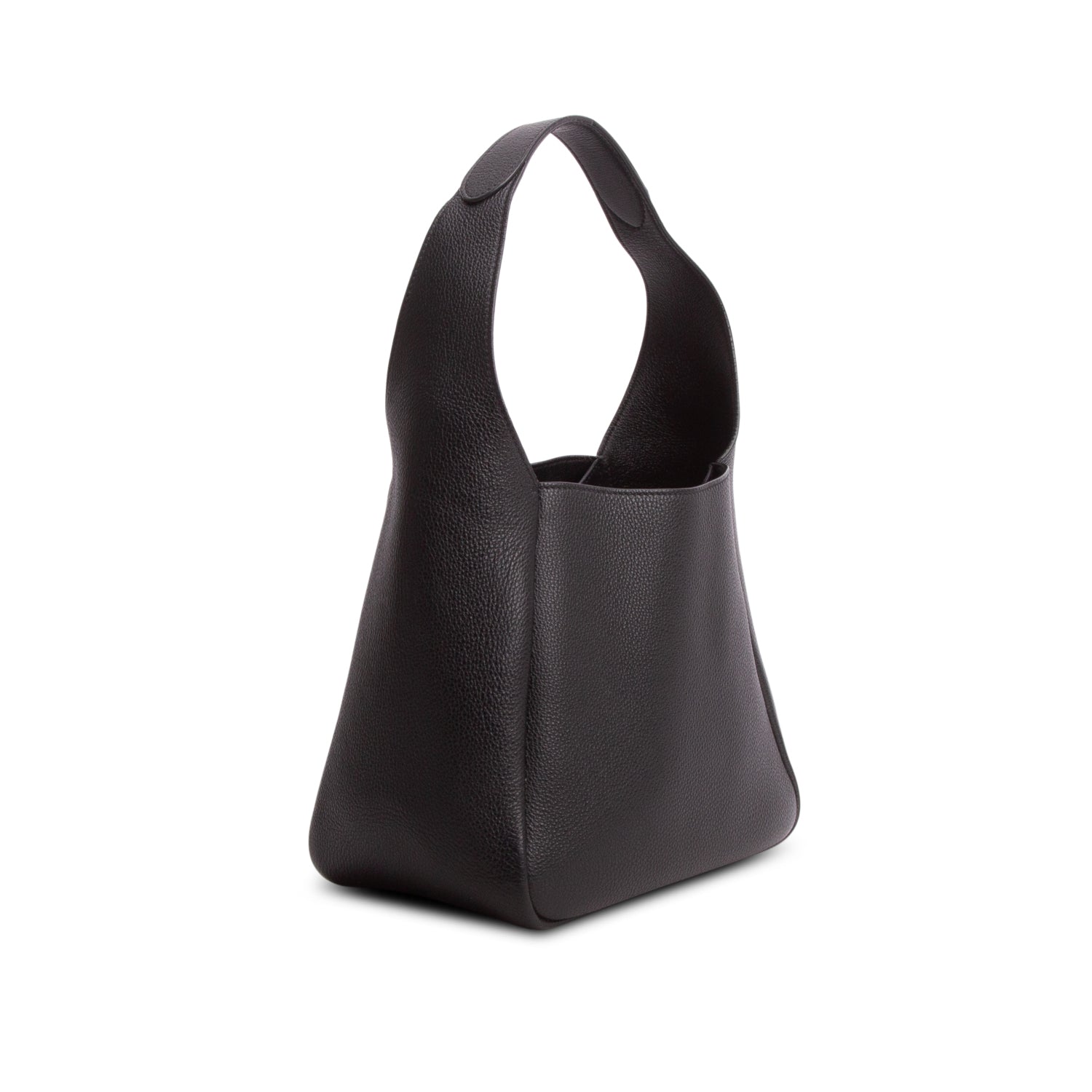 Prada 2021 Black Vitello Daino Leather Medium Dynamique Tote w/ Authenticity Card