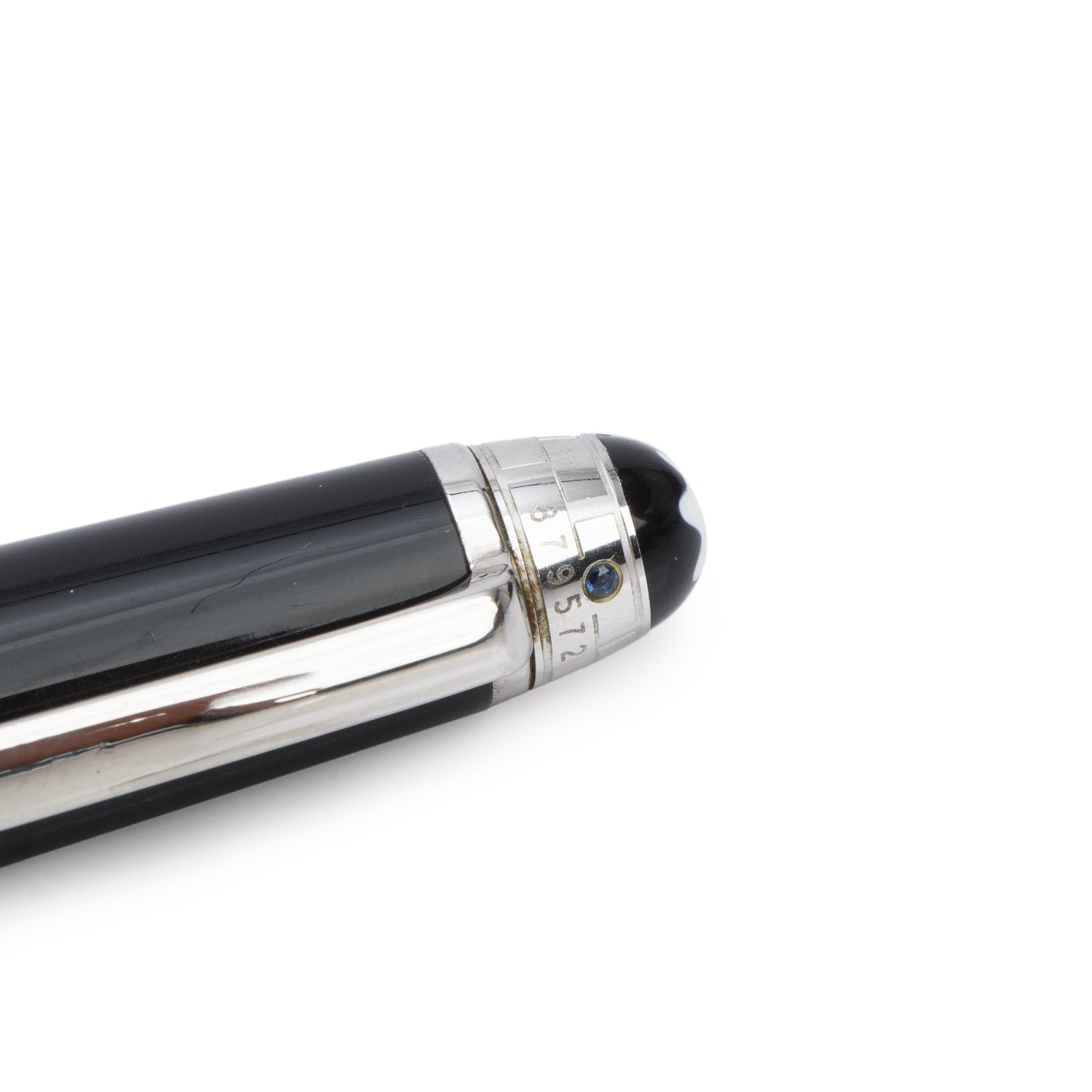 Montblanc Platinum Coated Black Resin Meisterstuck 149 Fountain Pen
