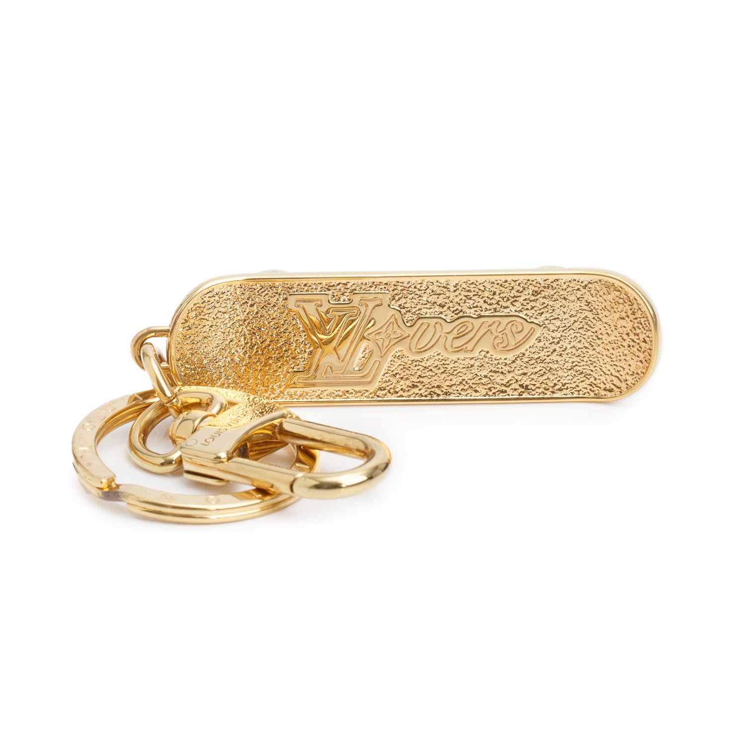 Louis Vuitton Gold-Tone Skate Key Holder and Bag Charm