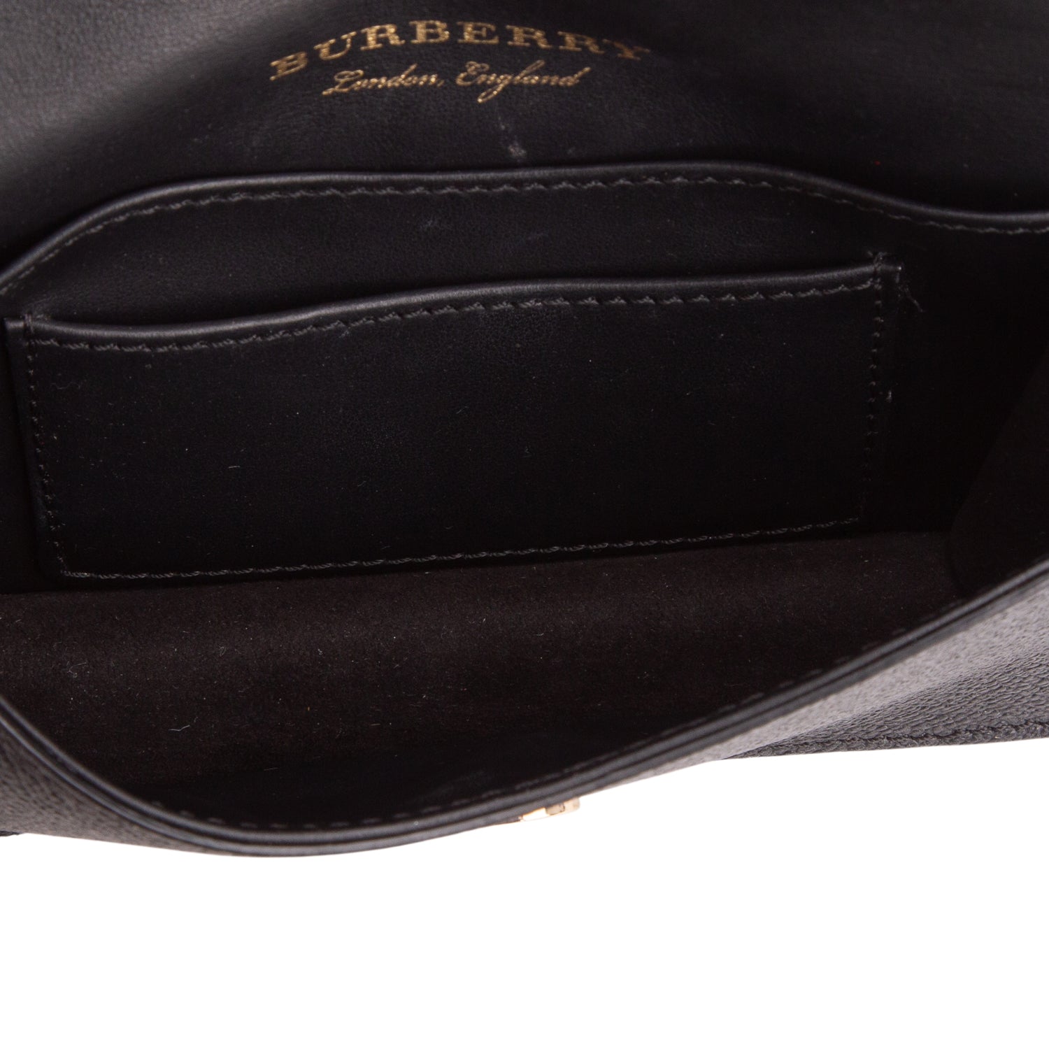 Burberry Black Soft Grain Calfskin Small Medley Crossbody Bag