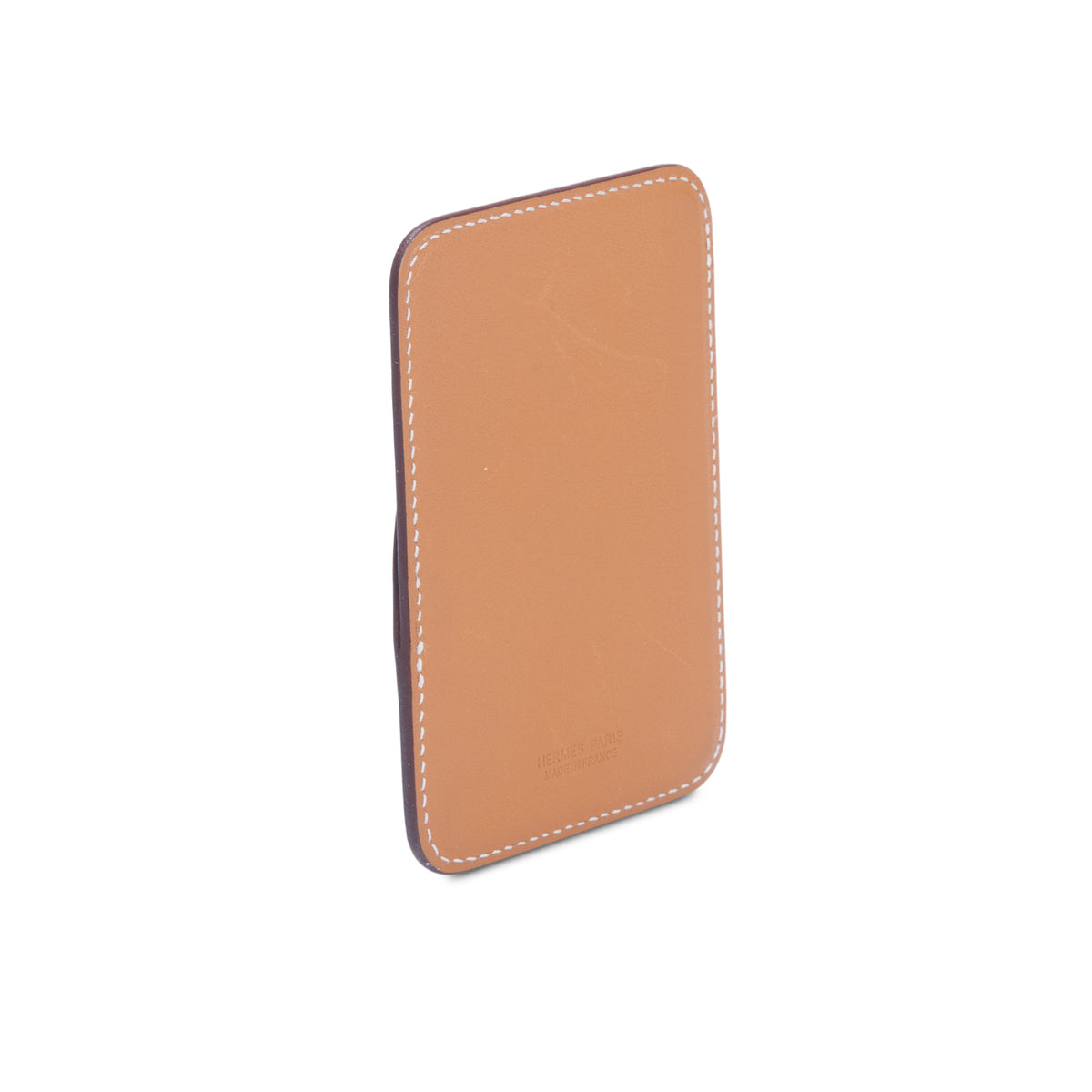 Hermes 2024 Gold Swift Calfskin Horse Magsafe Card Holder