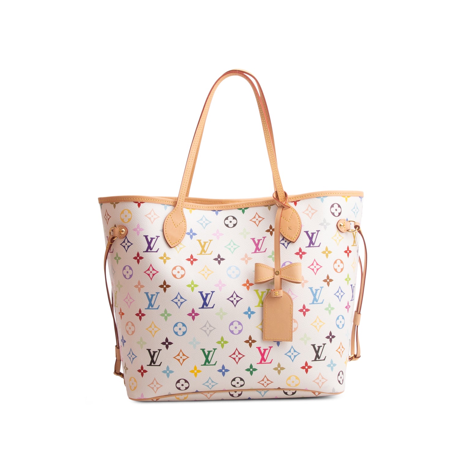 Louis Vuitton 2026 Multicolor LV x TM Neverfull MM w/ Box, Pouch & Receipt