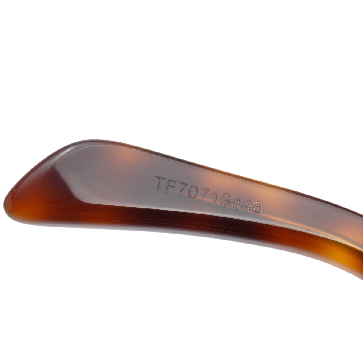 Celine CL40194U Brown Havana Acetate Triomphe 01 Oval Sunglasses w/ Case
