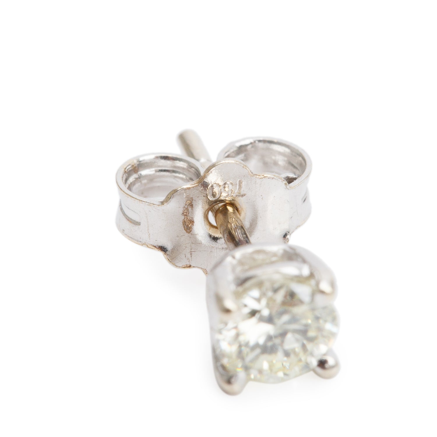 14k White Gold 0.51 tcw. Diamond Stud Earrings