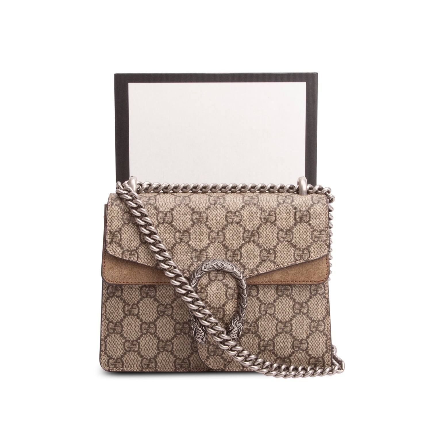 Gucci GG Supreme Dionysus Mini Shoulder Bag w/ Box