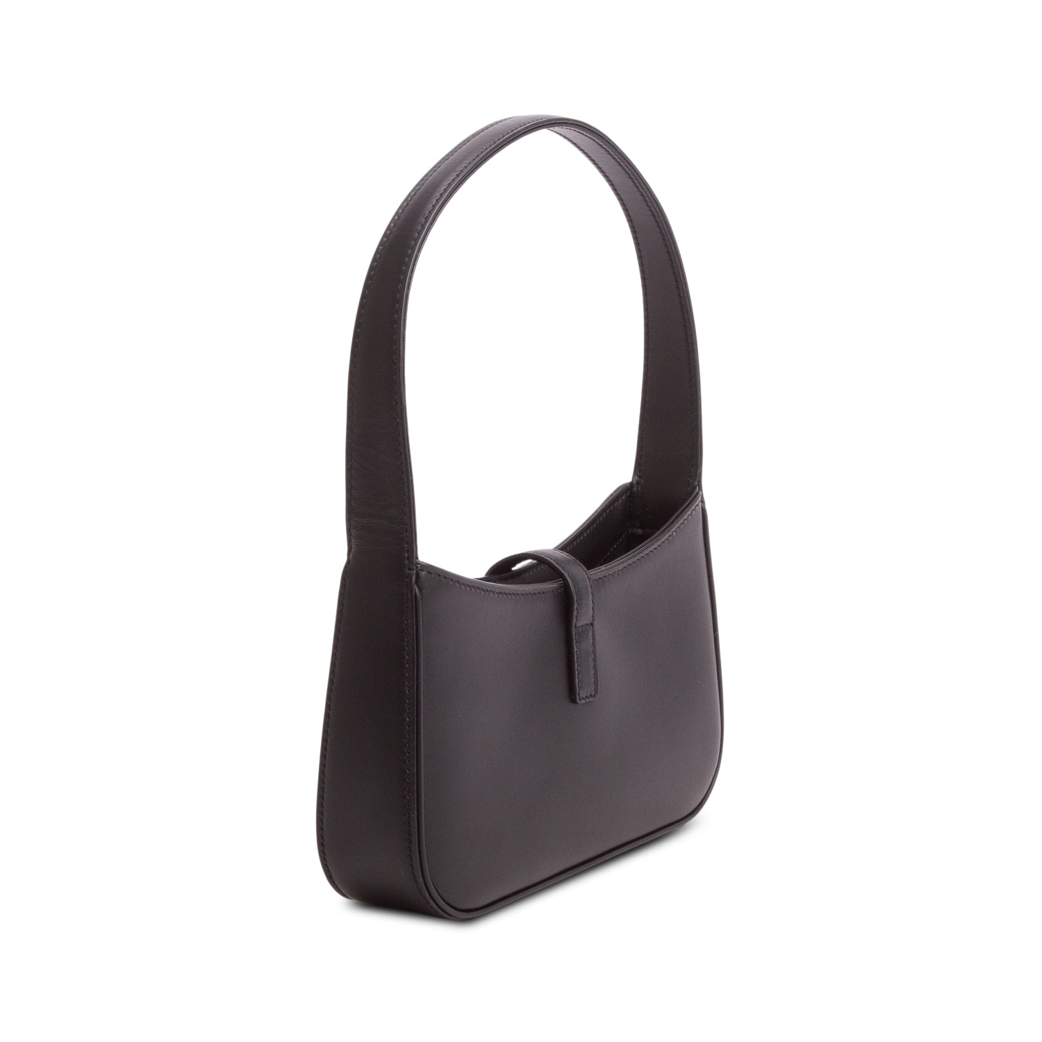 Saint Laurent 2022 Black Calfskin Leather Le 5 a 7 Mini Hobo