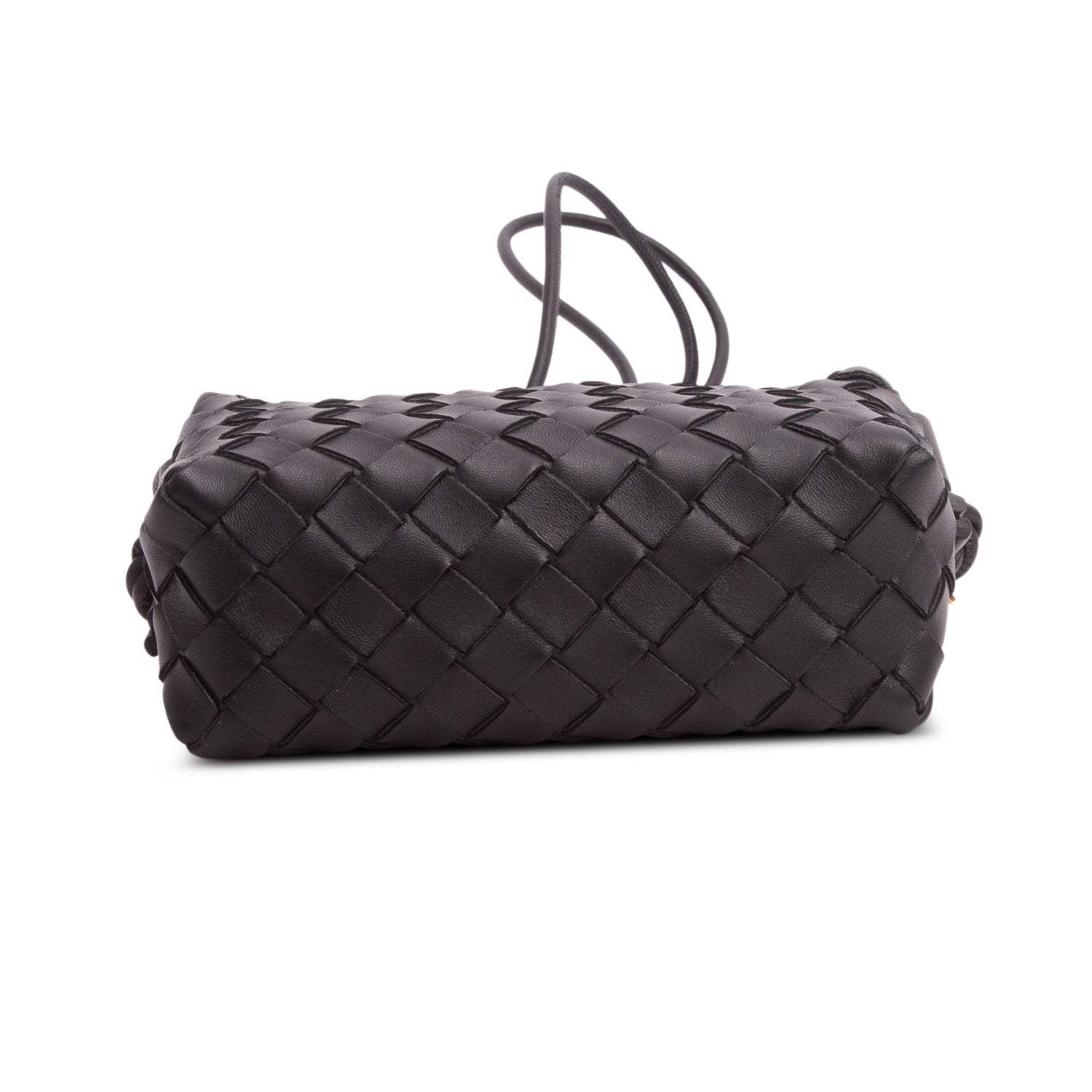 Bottega Veneta Black Nappa Intrecciato Mini Loop Camera Bag