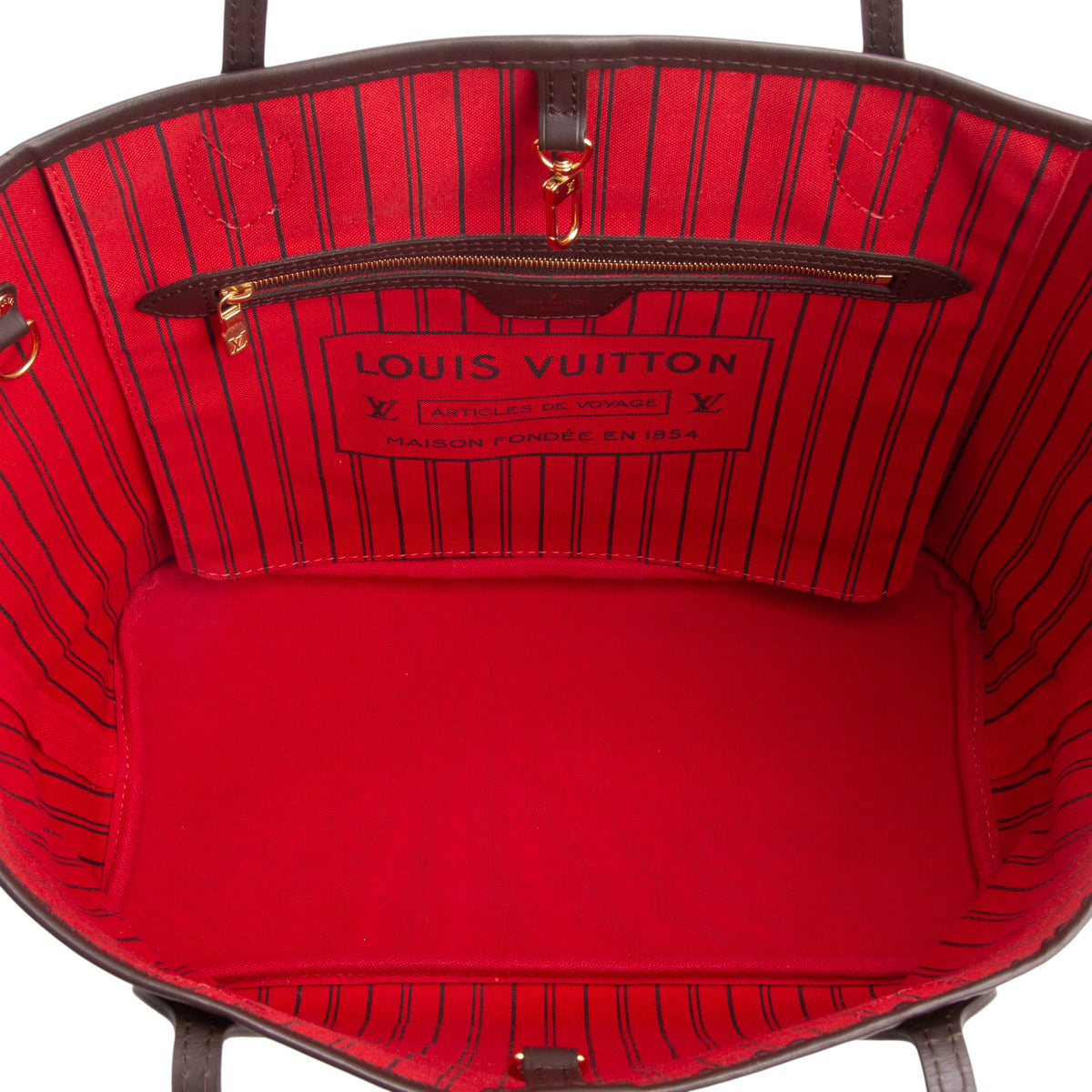 Louis Vuitton Damier Ebene Neverfull MM w/ Pouch