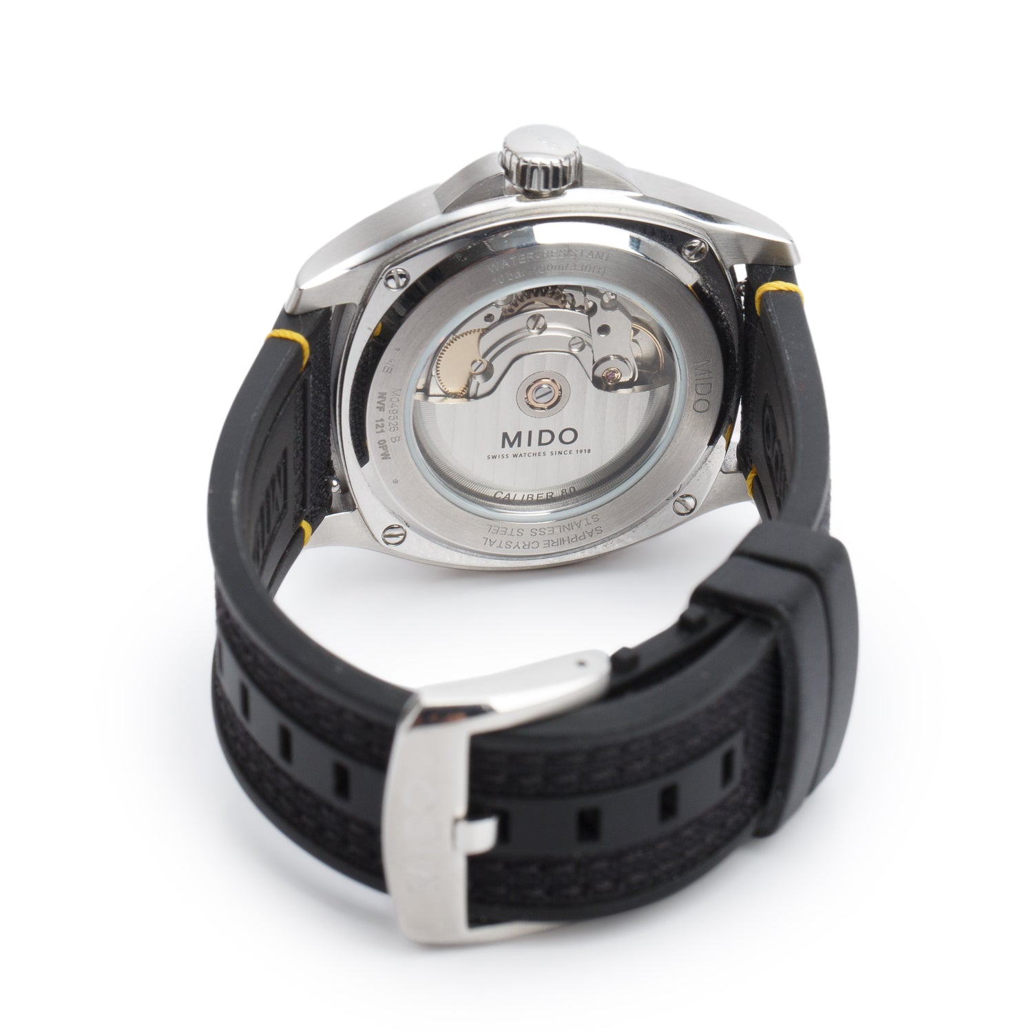Mido 2025 Stainless Steel Multifort TV Big Date 40 MM Automatic Watch Grey Dial w/ Box, Papers & Extra Strap