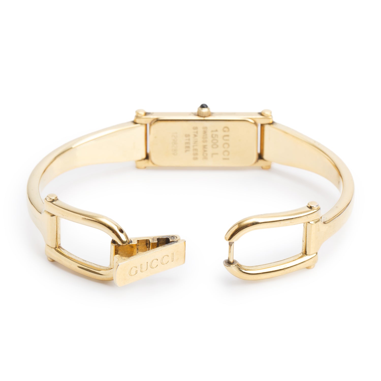 Gucci Gold-Plated Stainless Steel 1500 Series Watch Gold Dial