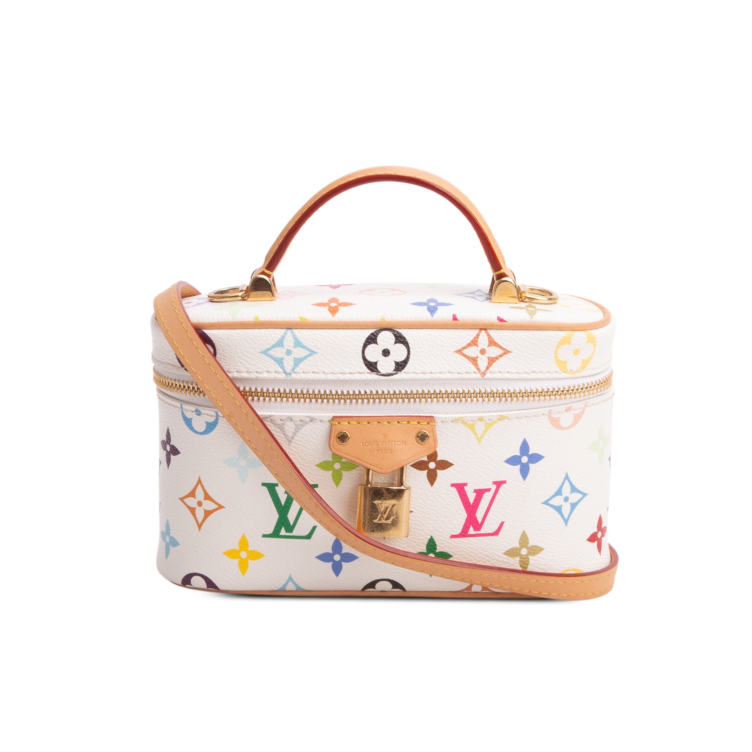 Louis Vuitton Monogram Multicolor LV x TM Vanity Chain Pouch w/ Straps