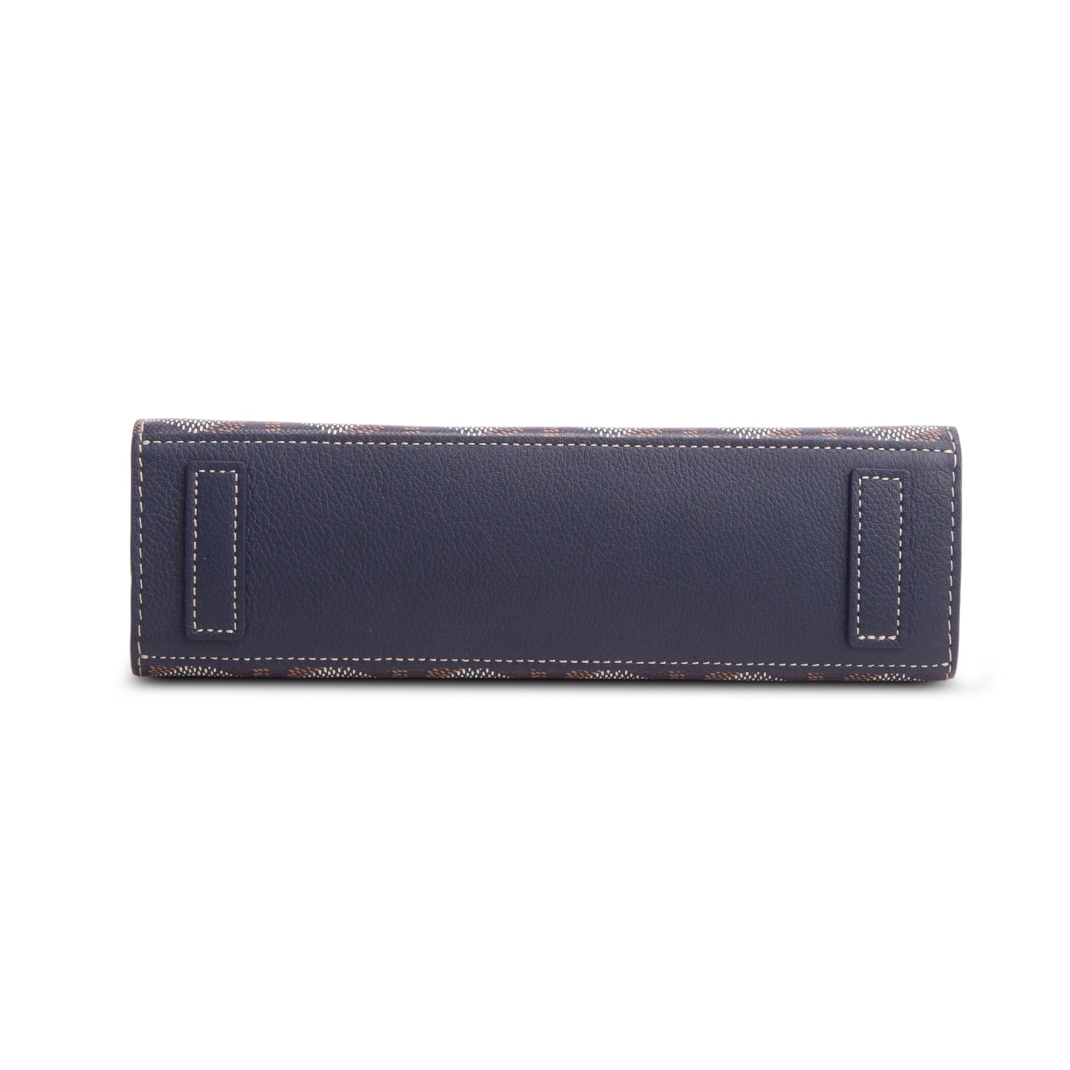 Goyard 2023 Navy Goyardine Rouette Structure PM w/ Box