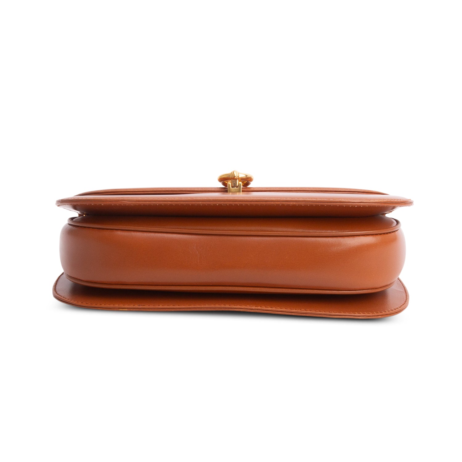 Gucci Vintage Brown Calfskin Shoulder Bag