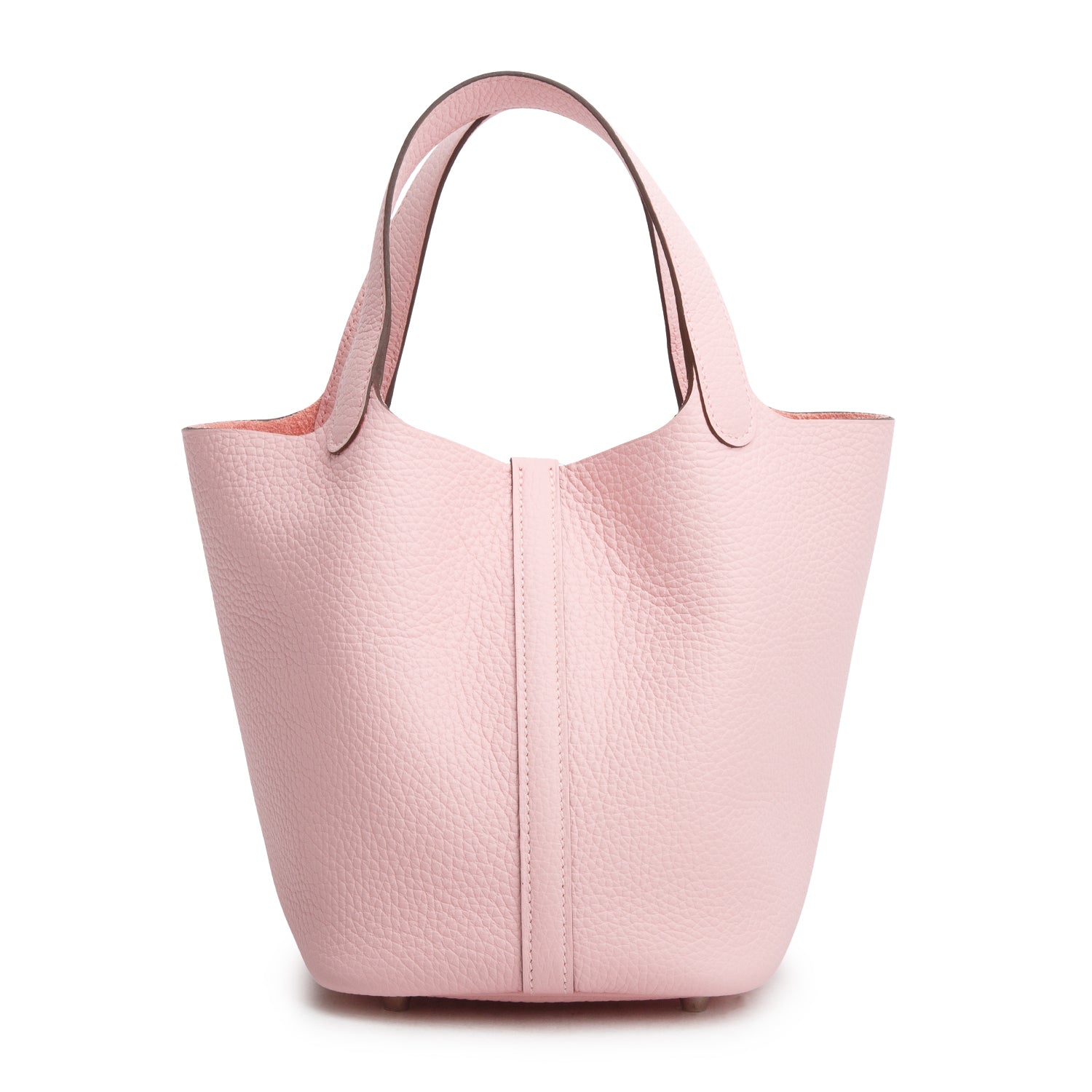 Hermes 2026 Rose Sakura Taurillon Clemence Picotin Lock 18 w/ Box