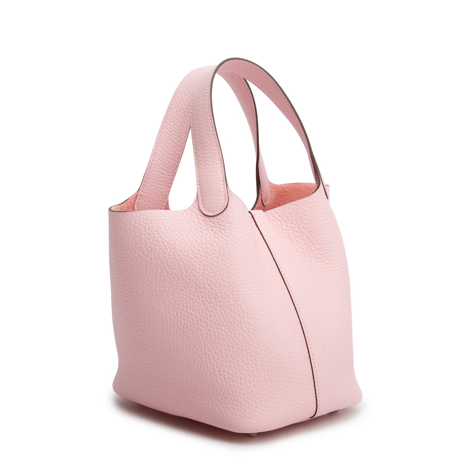 Hermes 2026 Rose Sakura Taurillon Clemence Picotin Lock 18 w/ Box