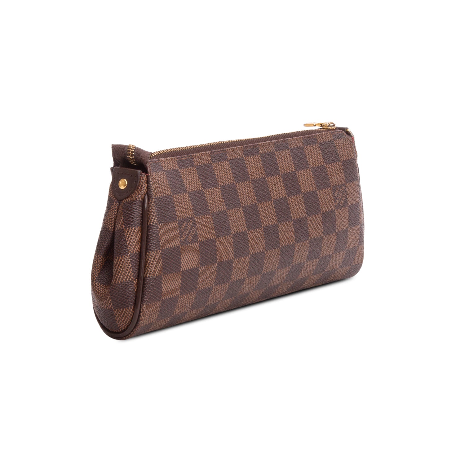Louis Vuitton Damier Ebene Eva Clutch w/ Strap