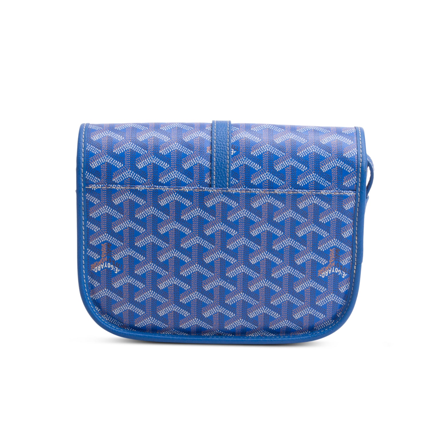 Goyard 2024 Blue Goyardine Canvas Belvedere II PM Crossbody Bag