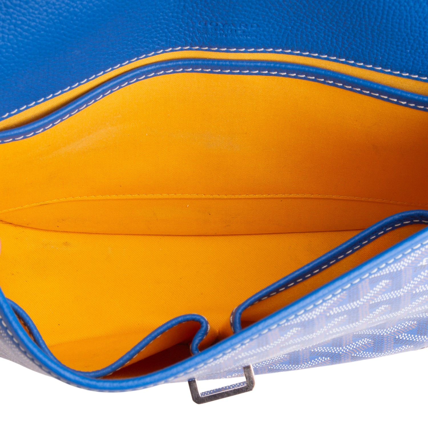 Goyard 2024 Blue Goyardine Canvas Belvedere II PM Crossbody Bag