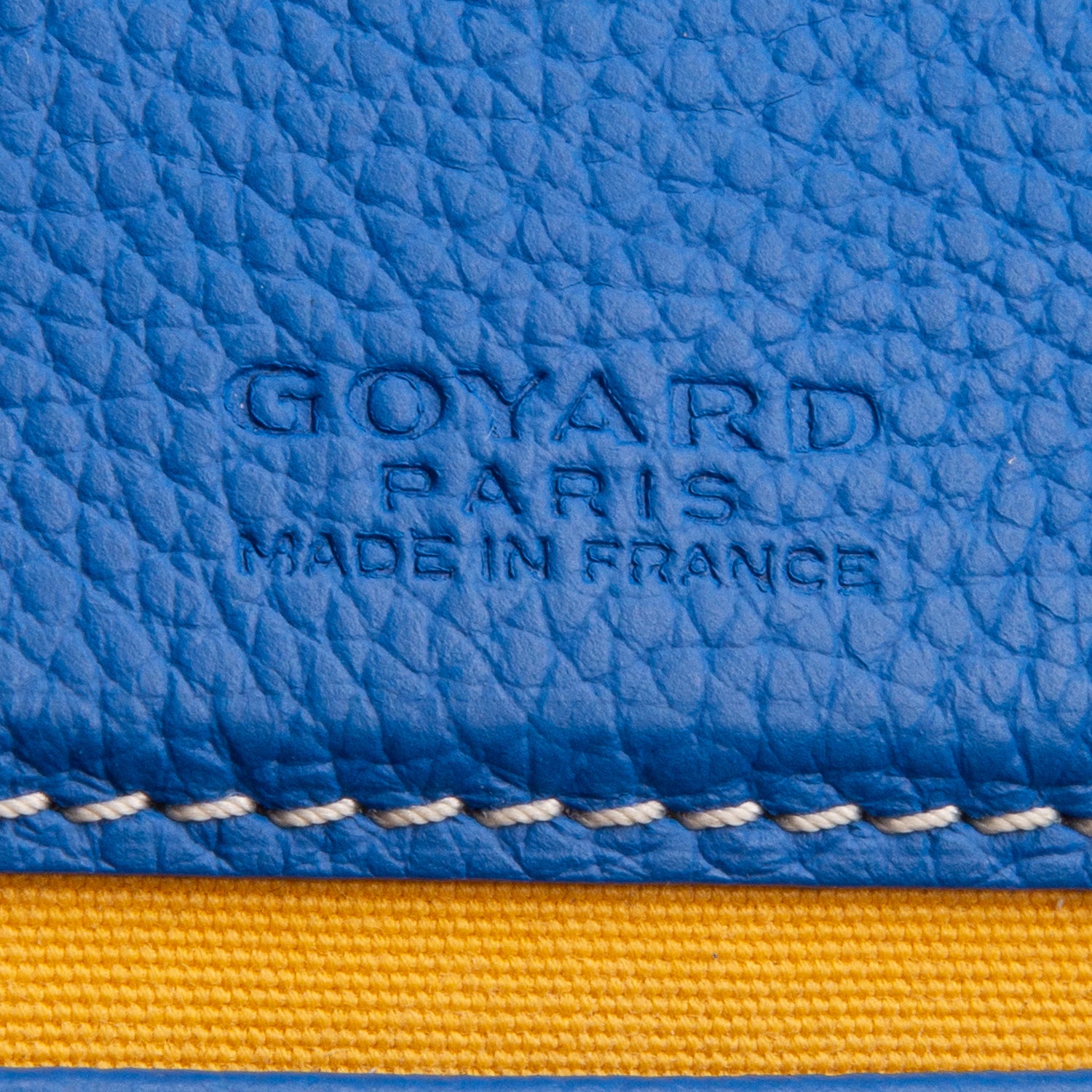 Goyard 2024 Blue Goyardine Canvas Belvedere II PM Crossbody Bag